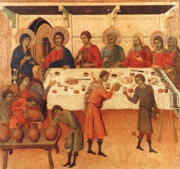 Duccio Di Buoninsegna : Wedding at Cana